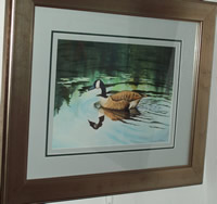 Painting of Canada Geese